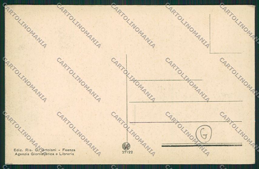 Ravenna Faenza cartolina QK0060 – retro