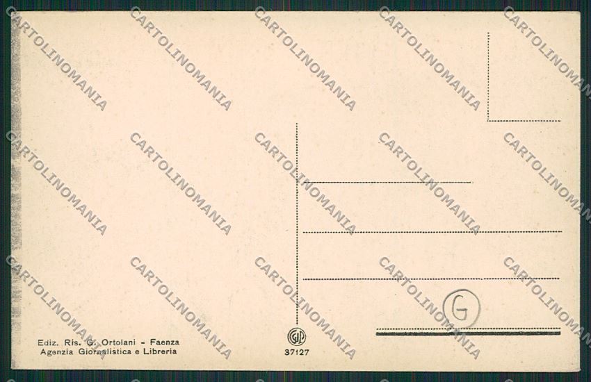 Ravenna Faenza cartolina QK0061 – retro
