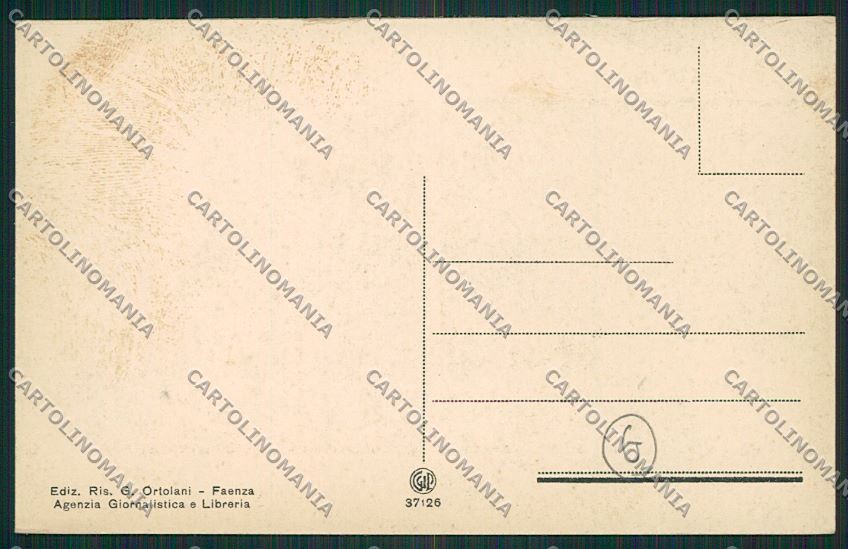 Ravenna Faenza cartolina QK0065 – retro