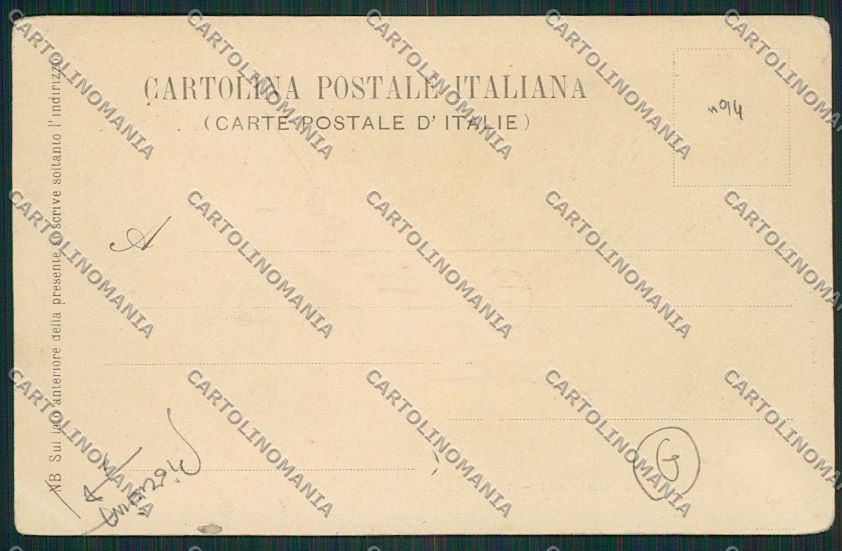 Ravenna Faenza Militari Bersaglieri PIEGHINA cartolina QK0066 – retro