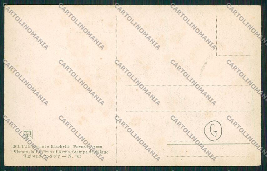 Ravenna Faenza cartolina QK0072 – retro
