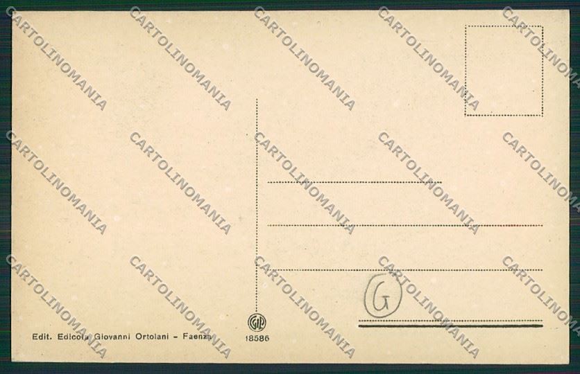 Ravenna Faenza cartolina QK0074 – retro