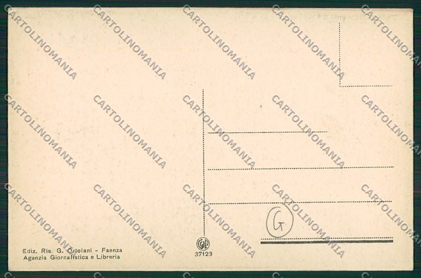 Ravenna Faenza cartolina QK0075 – retro
