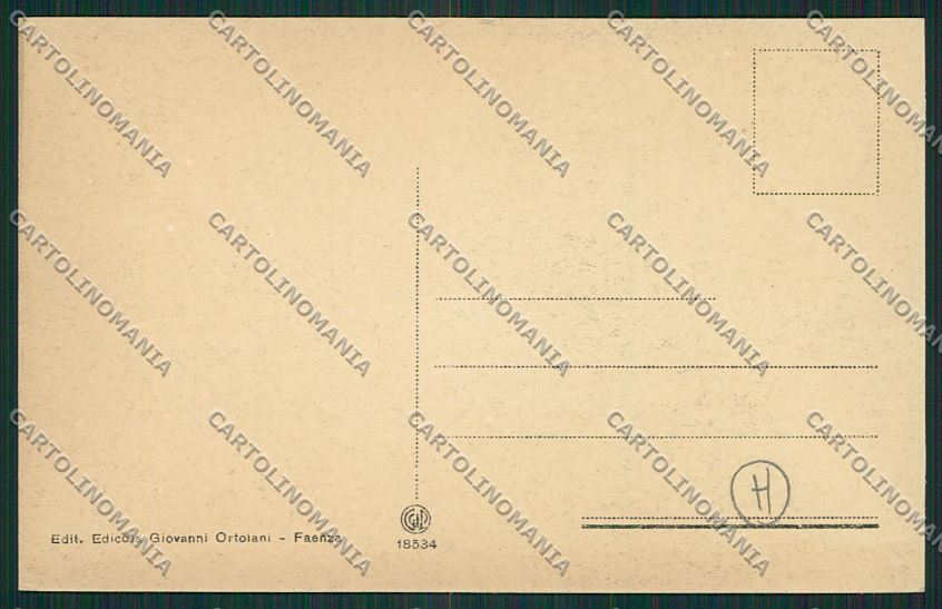 Ravenna Faenza cartolina QK0077 – retro
