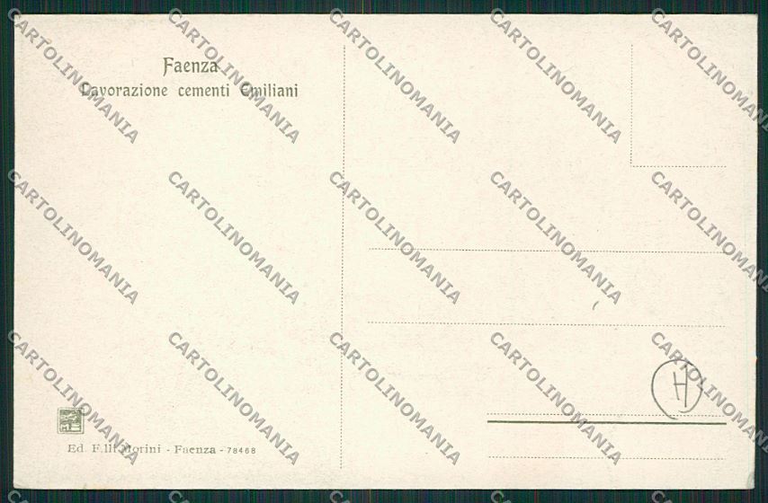 Ravenna Faenza cartolina QK0078 – retro