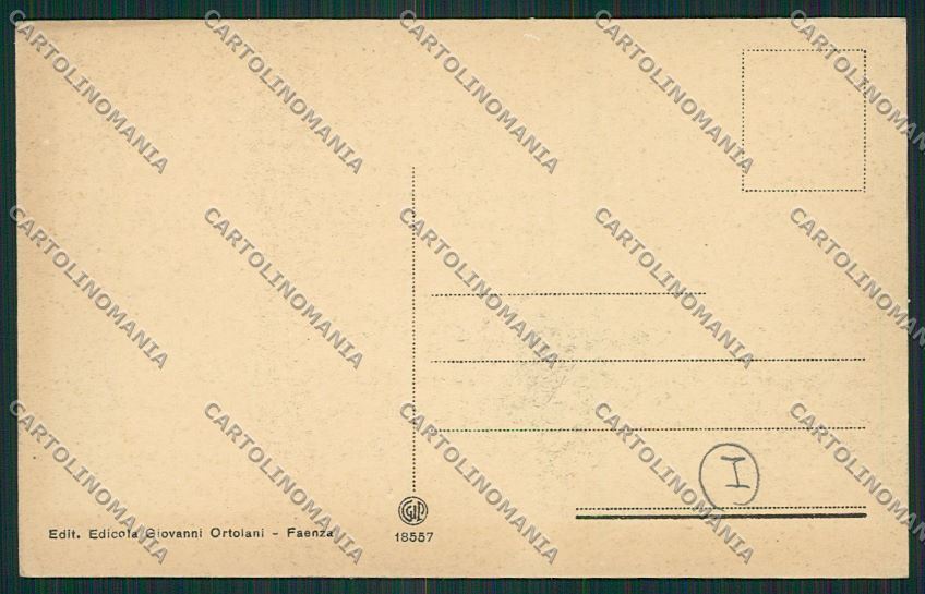 Ravenna Faenza cartolina QK0081 – retro