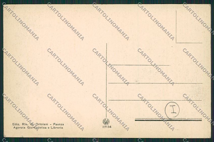 Ravenna Faenza cartolina QK0082 – retro