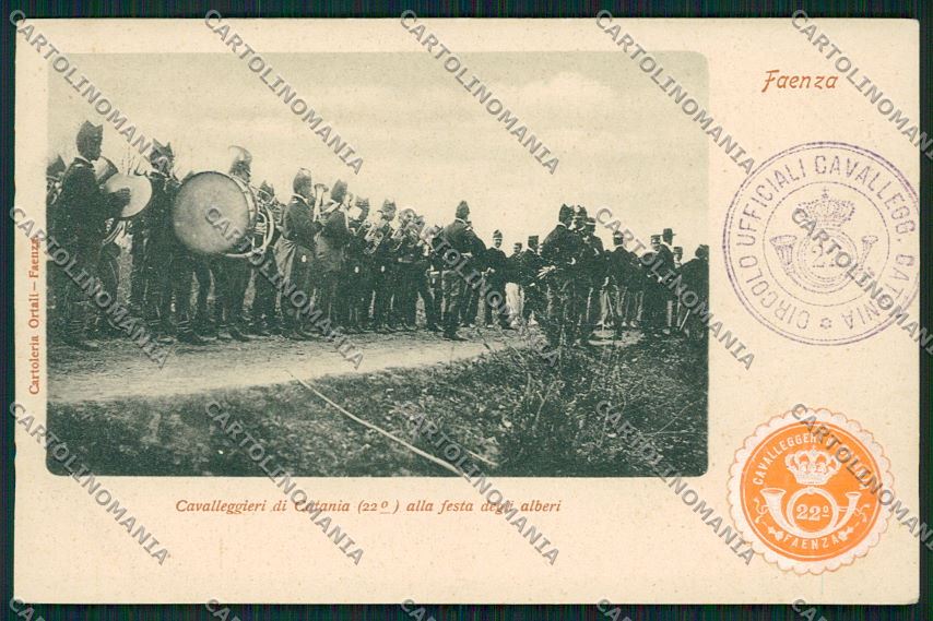 Ravenna Faenza Militari Catania cartolina QK0084 – fronte