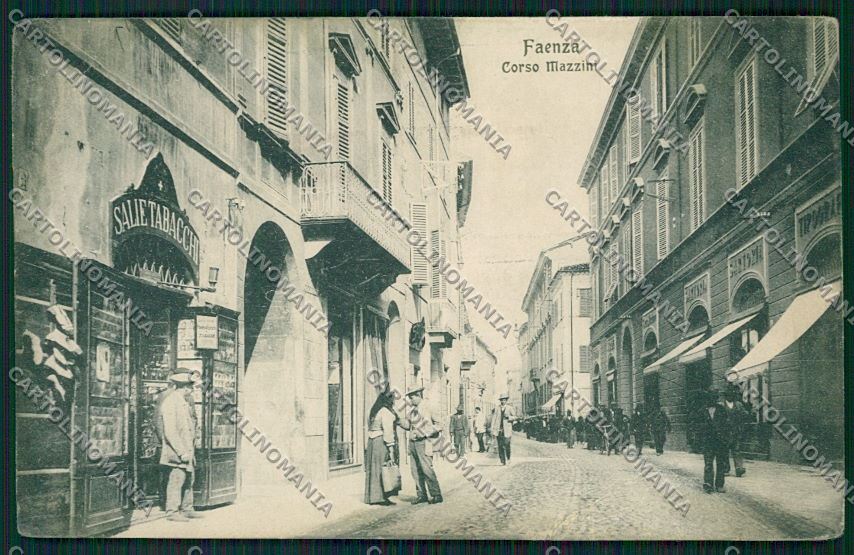 Ravenna Faenza ABRASA cartolina QK0087 – fronte