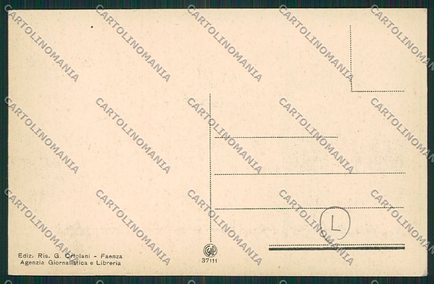 Ravenna Faenza cartolina QK0091 – retro