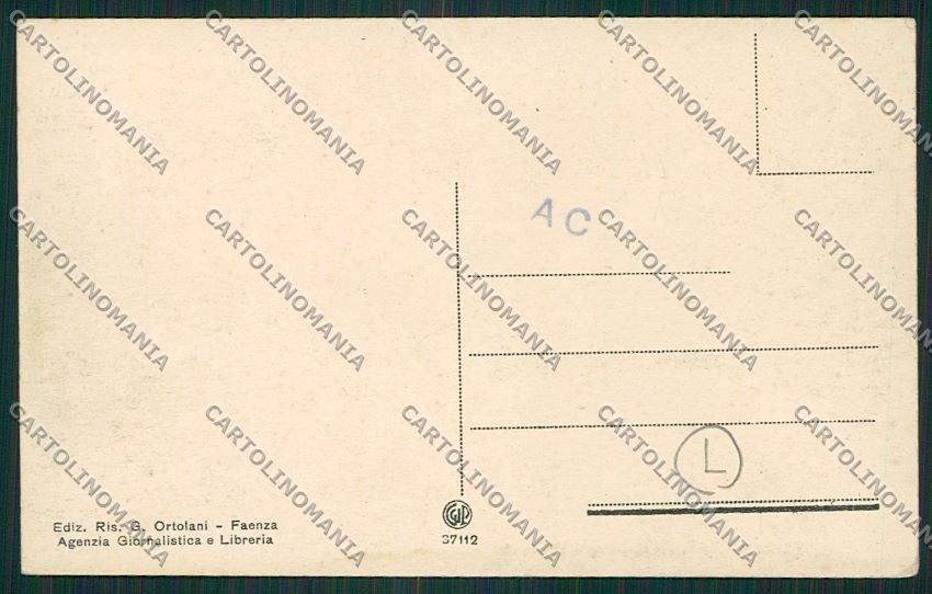 Ravenna Faenza cartolina QK0092 – retro