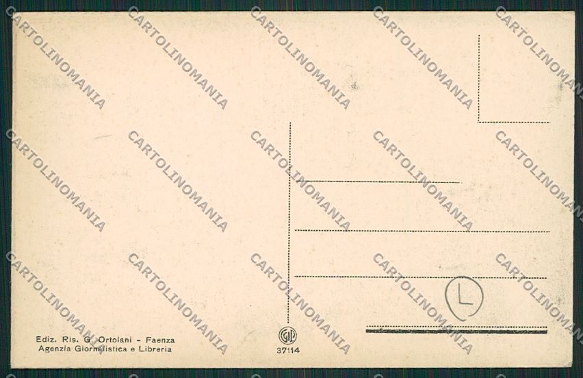 Ravenna Faenza cartolina QK0093 – retro