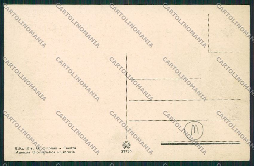 Ravenna Faenza cartolina QK0095 – retro