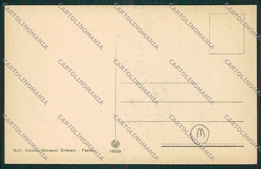 Ravenna Faenza cartolina QK0096 – retro