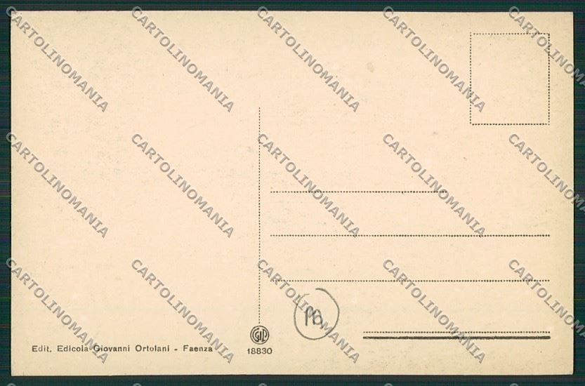 Ravenna Faenza cartolina QK0097 – retro