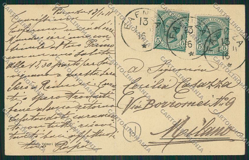 Ravenna Faenza cartolina QK0099 – retro