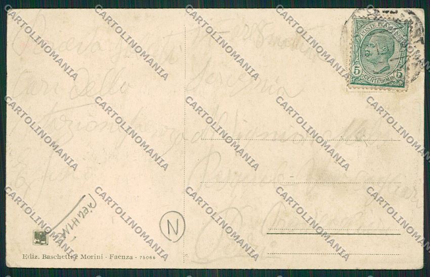 Ravenna Faenza Poste cartolina QK0100 – retro