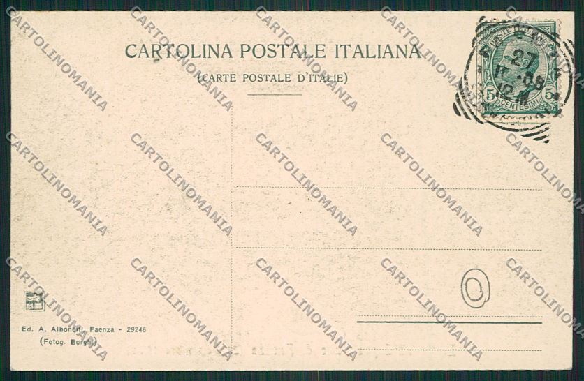 Ravenna Faenza cartolina QK0102 – retro