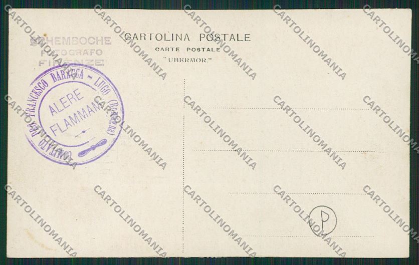 Ravenna Baracca Aviazione Savoia Foto cartolina QK0140 – retro
