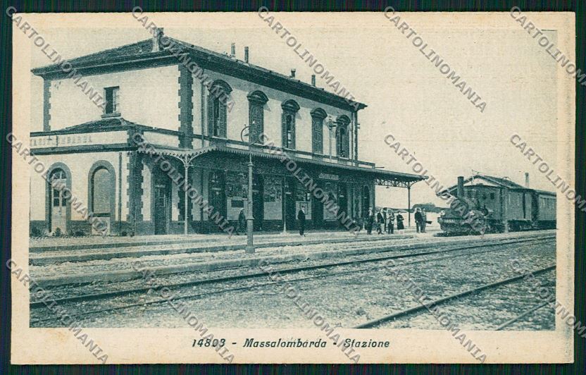 Ravenna Massalombarda Stazione cartolina QK0148 – fronte