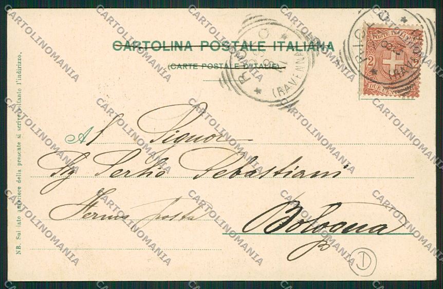 Ravenna Riolo cartolina QK0153 – retro