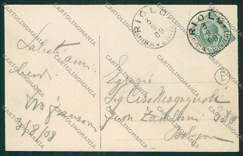 Ravenna Riolo cartolina QK0154 – retro