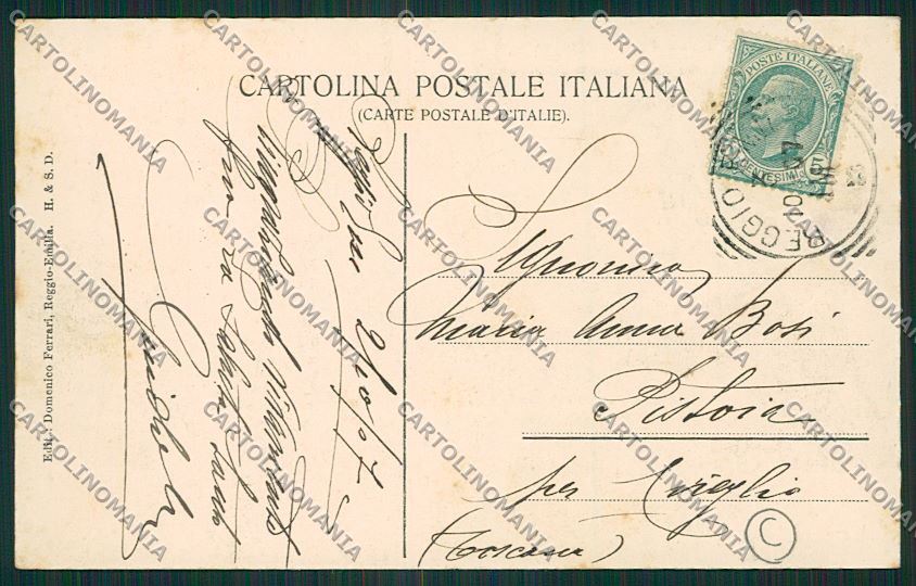 Reggio Emilia città cartolina QK0166 – retro