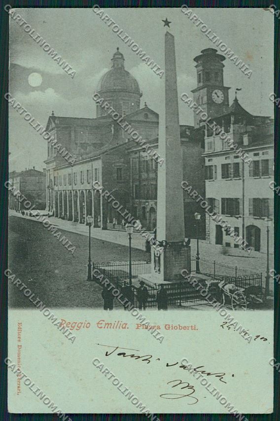 Reggio Emilia città Chiaro di luna cartolina QK0172 – fronte
