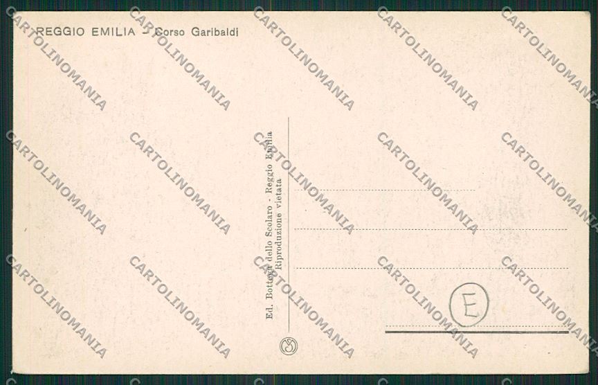 Reggio Emilia città cartolina QK0209 – retro