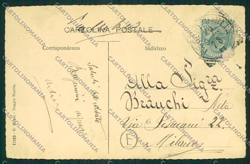 Reggio Emilia città cartolina QK0214 – retro