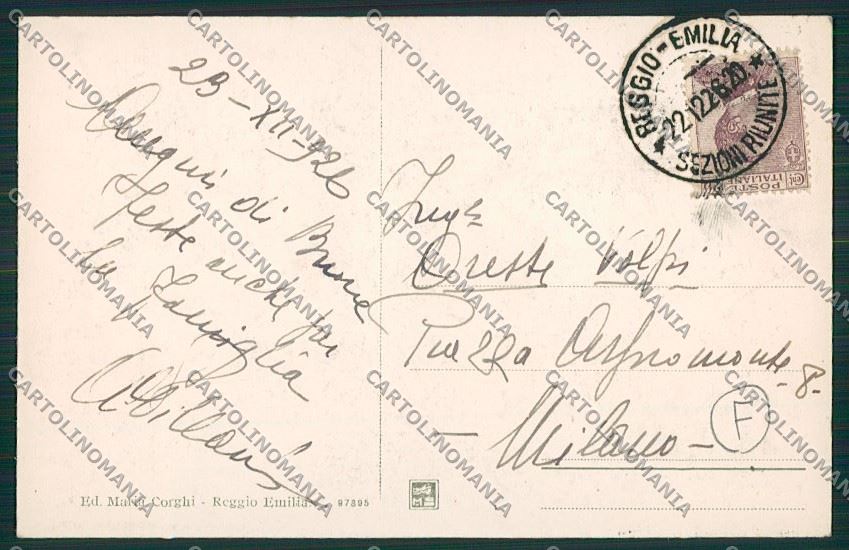 Reggio Emilia città cartolina QK0228 – retro