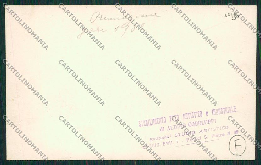 Reggio Emilia città Militari Foto cartolina QK0231 – retro