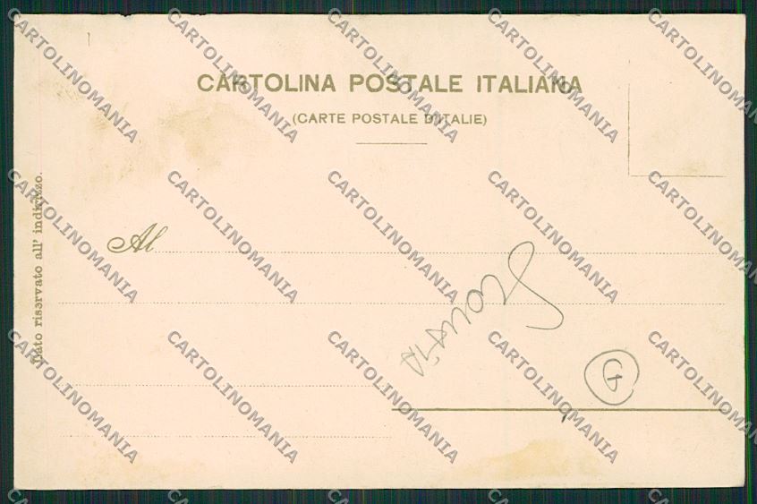 Reggio Emilia città SCOLLATA cartolina QK0235 – retro