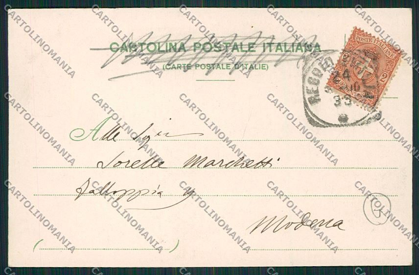 Reggio Emilia città cartolina QK0250 – retro