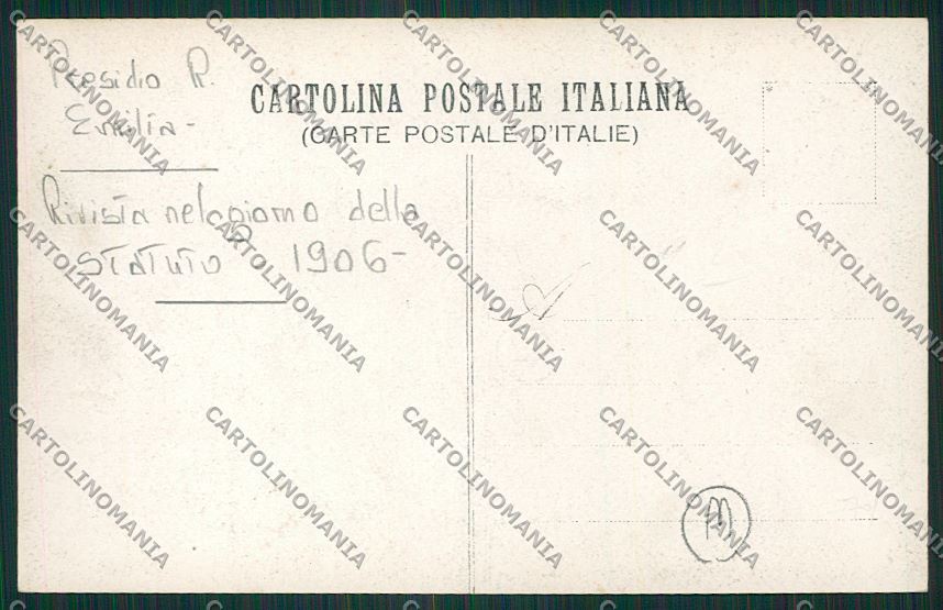 Reggio Emilia città Militari Foto cartolina QK0269 – retro