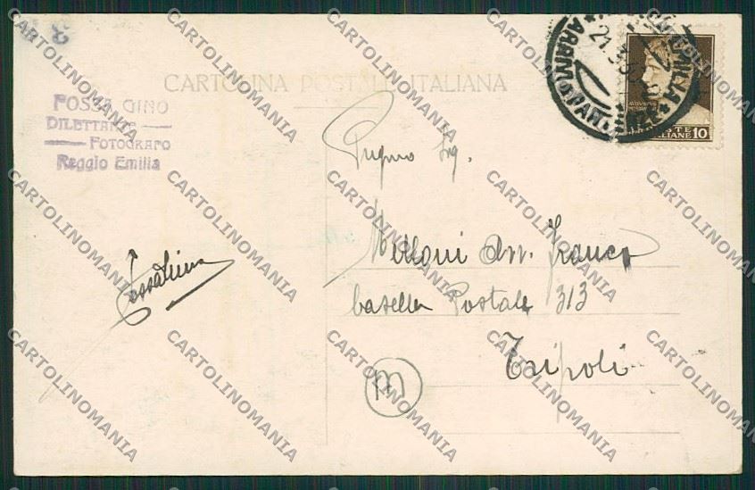 Reggio Emilia città Foto cartolina QK0270 – retro