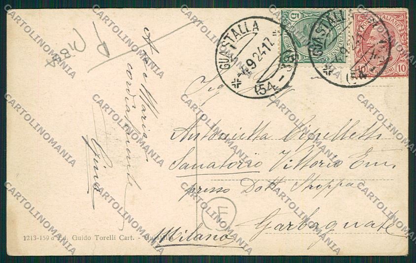 Reggio Emilia Guastalla PIEGA cartolina QK0273 – retro
