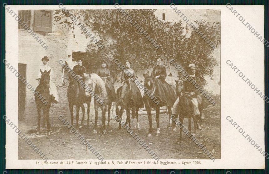 Reggio Emilia San Polo Enza Militari Fanteria cartolina QK0277 – fronte
