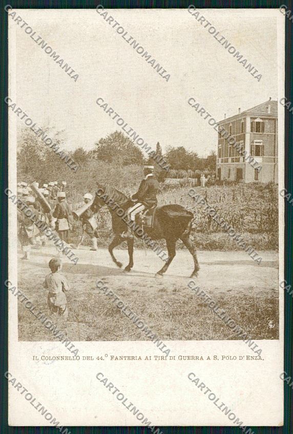 Reggio Emilia San Polo Enza Militari Fanteria cartolina QK0281 – fronte