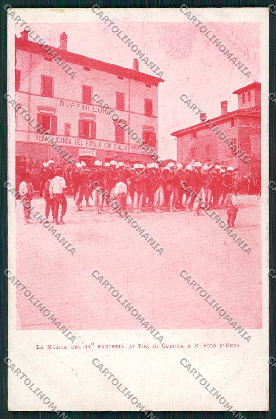 Reggio Emilia San Polo Enza Militari Fanteria cartolina QK0282 – fronte