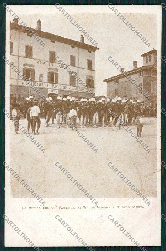 Reggio Emilia San Polo Enza Militari Fanteria cartolina QK0284 – fronte