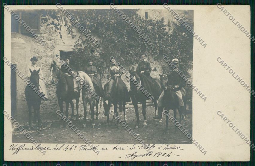 Reggio Emilia San Polo Enza Militari Fanteria Foto cartolina QK0285 – fronte