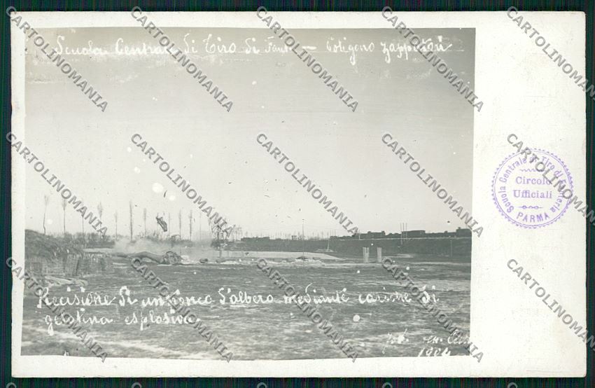 Reggio Emilia Scandiano Militari Foto cartolina QK0288 – fronte
