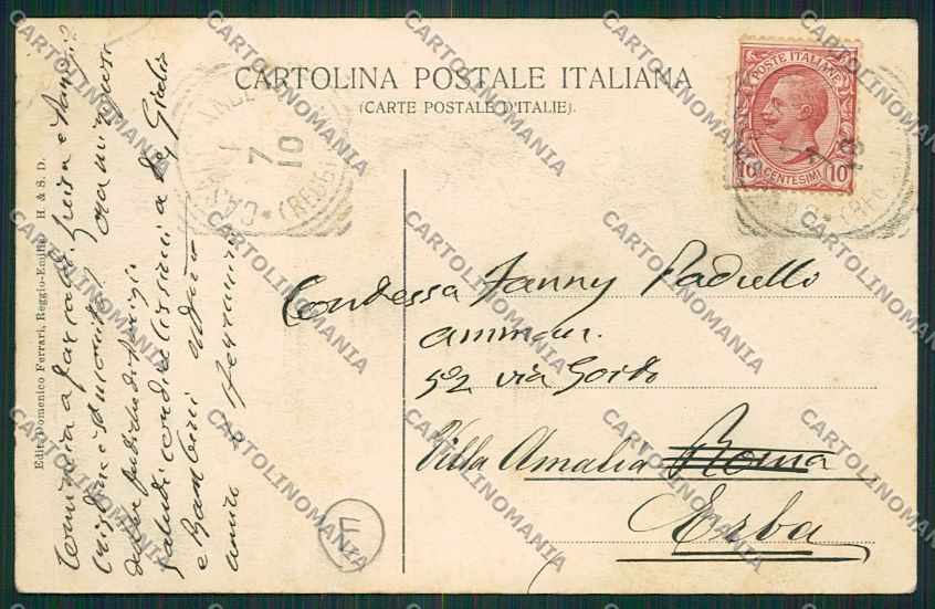 Reggio Emilia Casalgrande cartolina QK0308 – retro