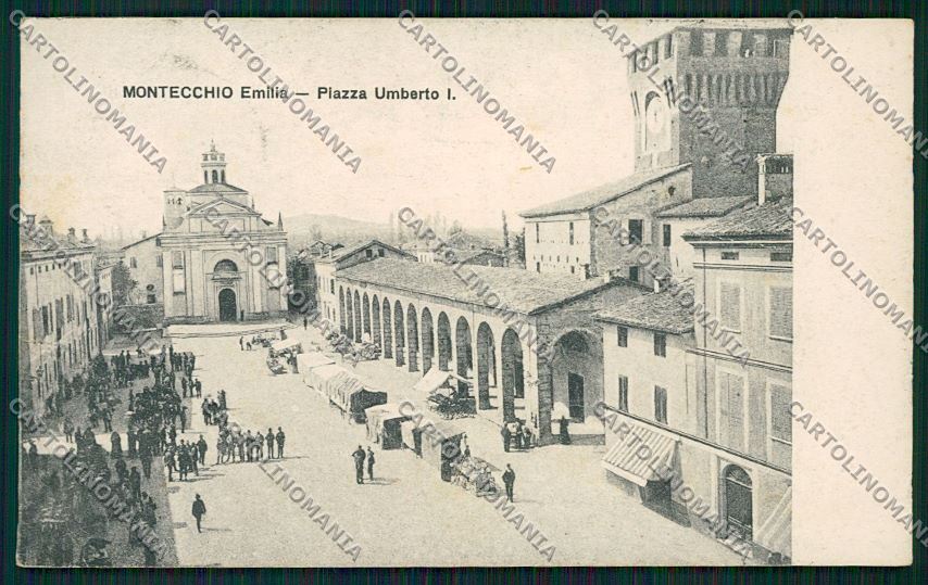 Reggio Emilia Montecchio cartolina QK0315 – fronte