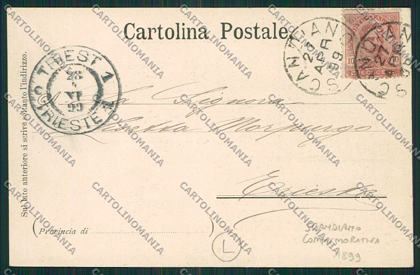 Reggio Emilia Scandiano cartolina QK0319 – retro