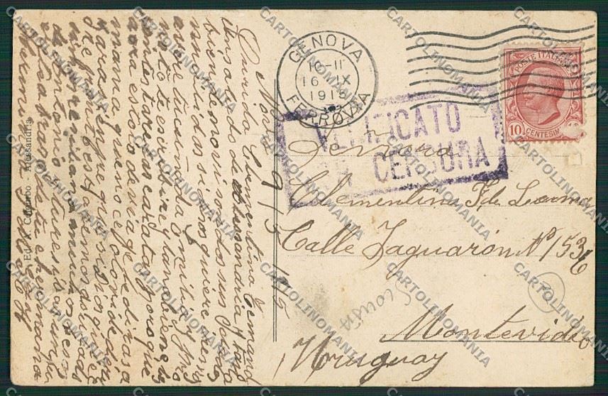 Alessandria città Poste SCOLLATA cartolina QK0335 – retro