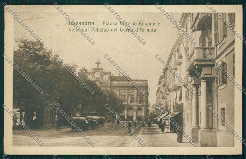 Alessandria città cartolina QK0350 – fronte