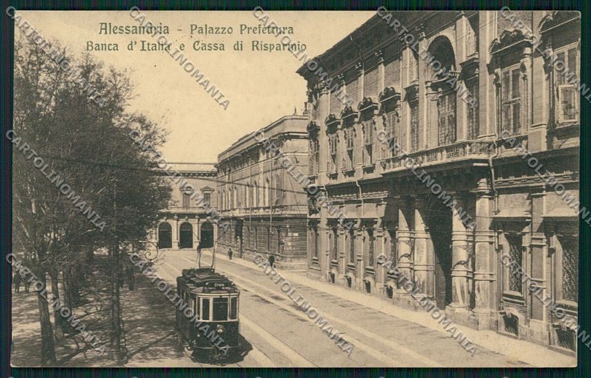 Alessandria città Tram cartolina QK0352 – fronte