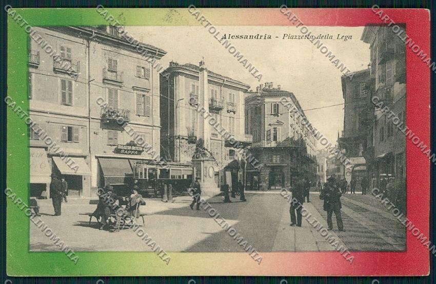 Alessandria città Tram cartolina QK0355 – fronte
